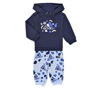 Ensembles enfant garcons adidas Essentials Allover Print Jogger Set Marine 0 / 3 mois