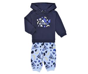 Ensembles enfant garcons adidas Essentials Allover Print Jogger Set Marine 9 / 12 mois