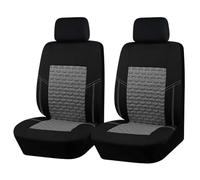 Ensembles Housses De SièGe Voiture pour Nissan Leaf ZE1 Hatchback 2012-2026, Auto Tissu Couvre Siege Set Complet Avant Et ArrièRe AntidéRapant Accessoires De SièGe De,B/Black-Grey-2 Seats