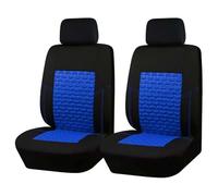 Ensembles Housses De SièGe Voiture pour Nissan Leaf ZE1 Hatchback 2012-2026, Auto Tissu Couvre Siege Set Complet Avant Et ArrièRe AntidéRapant Accessoires De SièGe De,E/Black-Blue-2 Seats