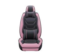 Ensembles Housses Siège Housse De Siège De Voiture Universelle En Cuir Pu Intérieur Pour CADILLAC Pour Cds ATS CT6 XTS Pour Escallade XT5 SRX DTS Accessoires De Voiture(Luxury Black Pink 5 Seat)