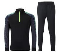 Ensembles Jogging Enfant - Ensemble De Sport Enfant Garçon Sweat à Capuche et Pantalon de Sport Ensemble Sweatshirt et Joggers survêtement de Football Jogging Enfant De Football pour Garçons Filles