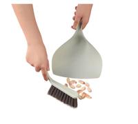 Ensembles Pelle Et Balayette Ensemble de petits balais et pelles à poussière for claviers Pour le nettoyage domestique(Green-29 x 19 cm)