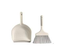 Ensembles Pelle Et Balayette Ensemble mini-pelle et balayette, balai à main for le nettoyage du bureau et balai à résidus for comptoir de cuisine Pour le nettoyage domestique(Light Grey)