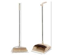 Ensembles pelle et balayette, Peigne à dents Balai rotatif en plastique Ensemble de pelle poussière fils pointus Pelle