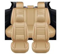Ensembles Protection Siège Voiture Housse De Siège De Voiture Accessoires D'intérieur Protection Automatique Pour Chrysler Pour 300C Couverture Couvre Sieges(5 PCS beige)