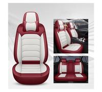 Ensembles Protection Siège Voiture Pour Chrysler 300c Pour Sebring Pour Cruiser Pour Voyager 300s 5 Sièges Housse De Siège De Voiture Automobiles Couverture Couvre Sieges(White red pillow)