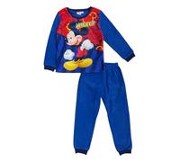 Ensembles Pyjama Polaire Mickey (FR/ES, Âge, 4 Ans, Taille Normale, Bleu)