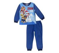 Ensembles Pyjama Polaire Paw Patrol-Pat Patrouille (FR/ES, Âge, 4 Ans, Taille Normale, Marine)
