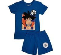 arlis Ensembles shorts et haut Dragon Ball Z - Ensemble t-shirt super short Dragon Ball Z (Bleu, 10 Ans-140 Cm)