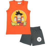 arlis Ensembles shorts et haut Dragon Ball Z - Ensemble t-shirt super short Dragon Ball Z (Set Débardeur Avec Short, 10 Ans-140 Cm)