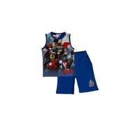 Ensembles shorts et haut Marvel - Ensemble Tee-Shirt Short Avengers Marvel (Ensemble T-Shirt Et Short-G, 5 Ans - 110 cm)