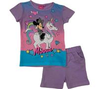 Ensembles Shorts et Haut Minnie Disney - Ensemble T-Shirt Et Short Minnie Disney (Pyjama Court Minnie-H, 4 Ans)