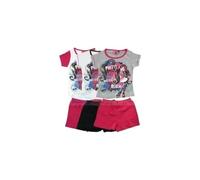 Ensembles Shorts et Haut Monster High - Ensemble T-Shirt Et Short Monster High (Pyjama Court Monster High-A, 12 Ans)