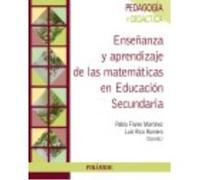 Enseñanza Y Aprendizaje De Las Matemáticas En Educación Secundaria - Rico Romero, Luis, Flores Martínez, Pablo Rico Romero, Luis, Flores Martínez, Pablo (Auteur)