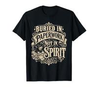 Enseveli dans la paperasse Pas dans l'esprit Ese Teacher T-Shirt