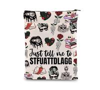 ENSIANTH Couverture de livre Dark Romance - Cadeau idéal pour les amateurs de livres « Just Tell Me to Stfuattdlagg »