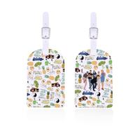 ENSIANTH Étiquette de bagage « I 've Heard it Both Way » - Cadeau inspiré de la série télévisée Psychos - Étiquette de bagage pour fans de l'émission télévisée, Étiquette de voie