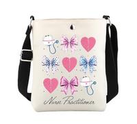 ENSIANTH Sac à bandoulière NP pour infirmière praticienne, cadeau de remise de diplôme, accessoires d'infirmière, 25610 Np Sac à bandoulière, medium