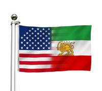 Ensigne persan vintage - Tissu culturel de style antique, symbole rétro avec laiton, drapeau traditionnel pour terrasse, objets de collection, jardin extérieur, aménagement paysager, commémoration