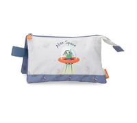 Enso Alien Space Trousse Triple Beige 22 x 12 x 5 cm Polyester