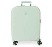 Enso Annie Valise Cabine, Deux Compartiments, en ABS résistant et léger, 4 roulettes pivotantes, Serrure à Combinaison latérale, par Joumma Bags