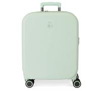 Enso Annie Valise Cabine, Deux Compartiments, en ABS résistant et léger, 4 roulettes pivotantes, Serrure à Combinaison latérale, par Joumma Bags
