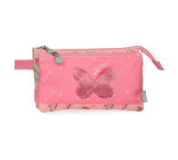 Enso Beautiful Nature Trousse Triple Rose 22 x 12 x 5 cm Polyester by Joumma Bags, Rose, Trousse Triple