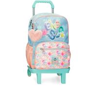 Enso Bubbles Sac à dos d'école double compartiment avec chariot Multicolore 32 x 44 x 17 cm Polyester 23,94 l