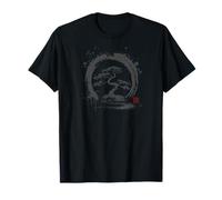 Enso Cercle Bonsaï Zen Méditation Art Bouddhiste T-Shirt