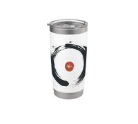 Enso Circle Zen Bouddhisme Méditation Art Traditionnel Japonais Gobelet isotherme en acier inoxydable double paroi