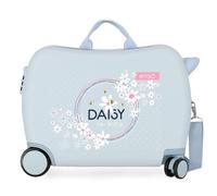 Enso Daisy Valise pour Enfant Bleu 50 x 38 x 20 cm Rigide ABS Fermeture à Combinaison latérale 34 1,8 kg 4 Roues Bagage à Main