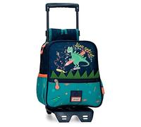 Enso Dino artist Preschool Sac à dos avec Trolley Multicolore 23x25x10 cm Polyester 5.75L