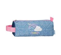 Enso Dreamer Trousse Ronde Bleue 22 x 8,5 x 8 cm Polyester by Joumma Bags, Bleu, Trousse Ronde