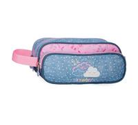 Enso Dreamer Trousse Triple Bleue 22 x 10 x 9 cm Polyester by Joumma Bags, Bleu, Trousse Triple