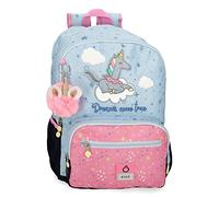 Enso Dreams come true Cartable Scolaire Double Compartiment Multicolore 32x44x17 cms Polyester