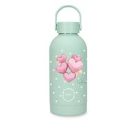 Enso Enso Hearts Vert Bouteille en Acier Inoxydable 6.5x18.5x6.5 cm Acier Inoxydable