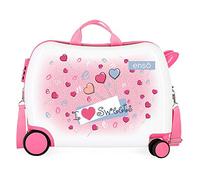 Enso Fantasy Valise Enfant Multicolore 50x38x20 cms Rigide ABS Serrure à combinaison 34L 2,1Kgs 4 roues Bagage à main