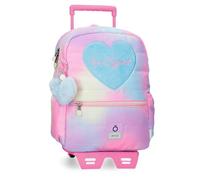 Enso Free Spirit Sac à Dos avec Chariot Multicolore 27 x 33 x 11 cm Polyester 9,6 L, Multicolore, Talla única, Sac à Dos avec Chariot