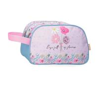 Enso Full of Flowers Trousse deux compartiments adaptable rose 26 x 16 x 10 cm Polyester by Joumma Bags, rose, Talla única, Trousse deux compartiments adaptable