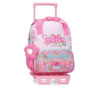 Enso Girl Zone Sac à Dos de Promenade Fuchsia 23x28x10 cm Polyester 6.4L