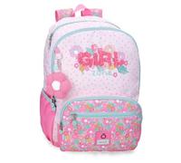 Enso Girl Zone Sac à Dos Scolaire Double Compartiment Adaptable au Chariot Fuchsia 32x44x17 cm Polyester 24L