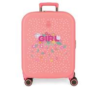 Enso Girl Zone Valise Cabine Rose 40 x 55 x 20 cm Rigide ABS 37 L 3,22 kg Bagage à Main