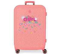 Enso Girl Zone Valise Moyenne Rose 48 x 70 x 28 cm Rigide ABS 79 L 4,32 kg