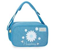 Enso Happiness Sac à Bandoulière Denim 19,5x11,5x7,5 cm Polyester