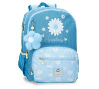 Enso Happiness Sac à Dos Double Compartiment Adaptable au Chariotry Denim 32x44x17 cm Polyester