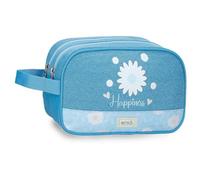 Enso Happiness Trousse à Deux Compartiments Adaptable Denim 26 x 16 x 10 cm Polyester
