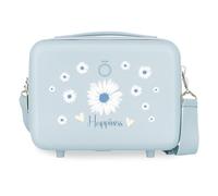 Enso Happiness Trousse de Toilette Adaptable Bleu 29x21x15 cm Rigide ABS 9.14L 0.8 kgs