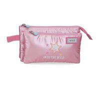 Enso Into The Wild Estuche Triple Rose 22x12x5 cm Polyester