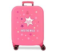 Enso Into The Wild Valise Cabine Rose 40 x 55 x 20 cm Rigide ABS 37 L 3,16 kg Extensible Bagage à Main